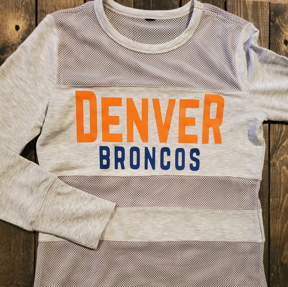 Denver Broncos Mesh and spandex Style Long Sleeve